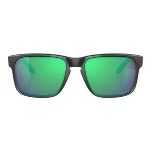 Oakley Holbrook Jade Fade 009102-E455 square sunglasses poly prism green| XL